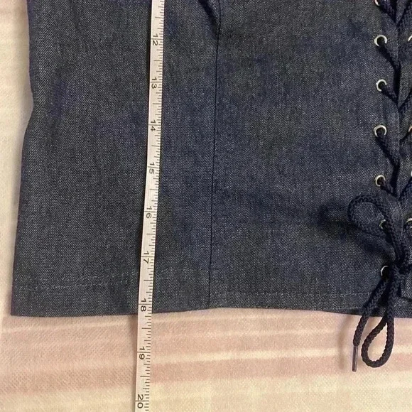 Unique  Corset-Top 100% COTTON EMOI PAR VICKY APPARLEY VINTAGE - Picture 12 of 14